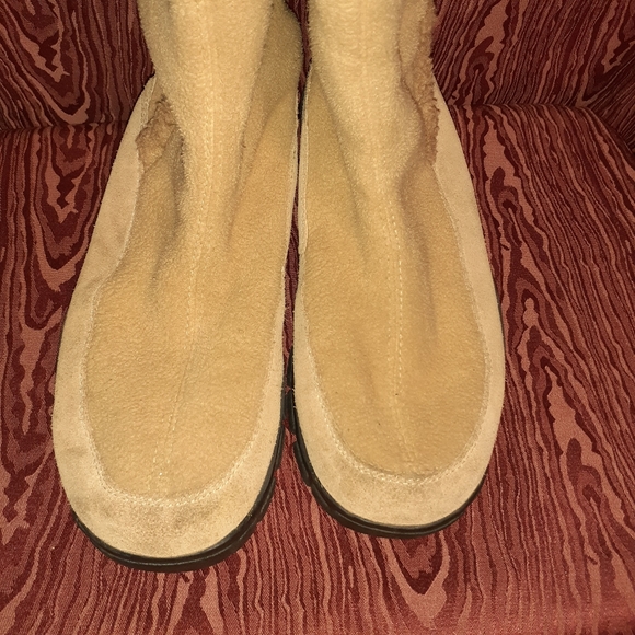 LANDS' END TAN FLUX FUR LINING WOMEN'S SIZE 9 - Picture 5 of 9